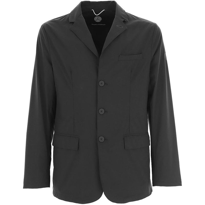 Black Polyester Blazer