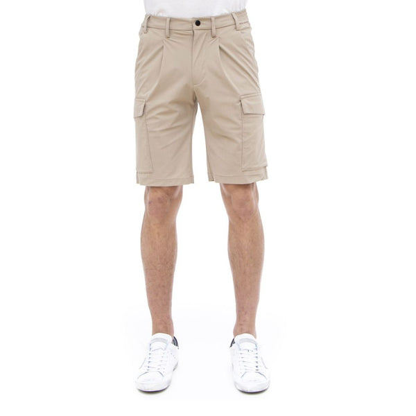 Beige Polyamide Short