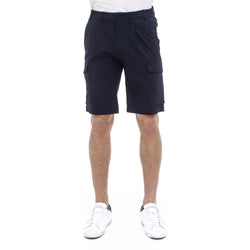 Blue Polyamide Short