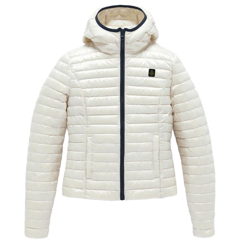 White Nylon Jackets & Coat