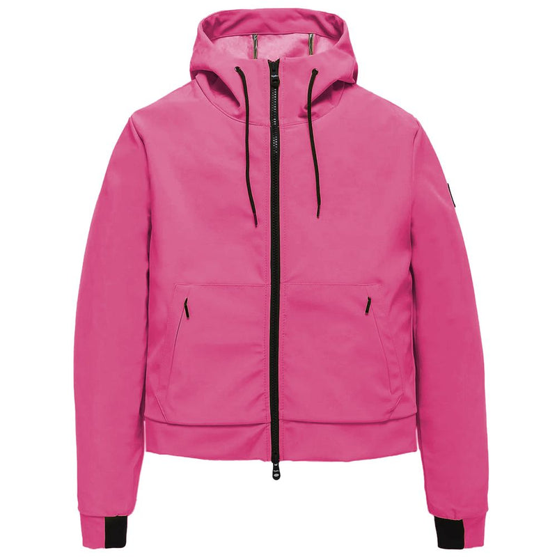 Fuchsia Polyester Jackets & Coat