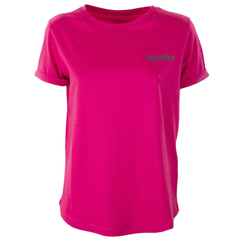 Fuchsia Cotton Tops & T-Shirt