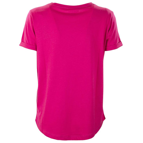 Fuchsia Cotton Tops & T-Shirt