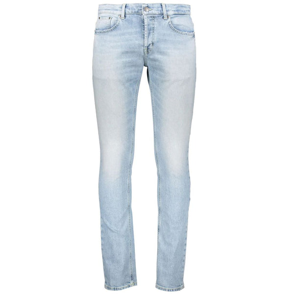 Light Blue Cotton Jeans & Pant