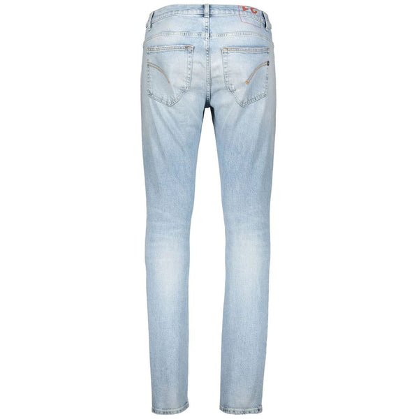 Light Blue Cotton Jeans & Pant