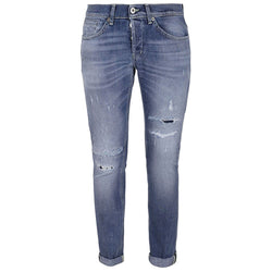 Blue Cotton Jeans & Pant