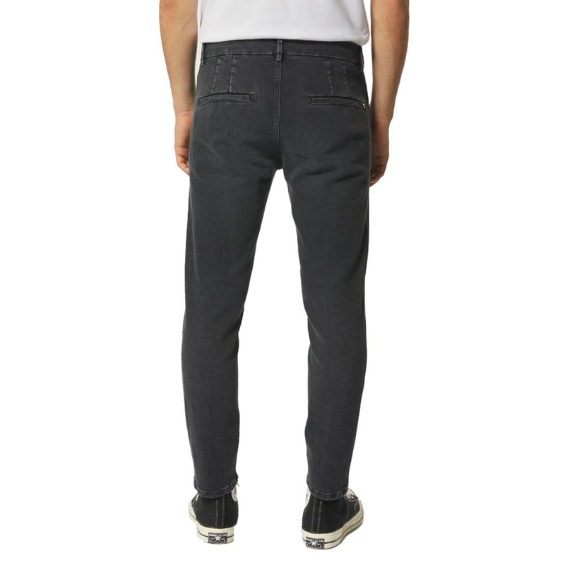 Black Cotton Jeans & Pant