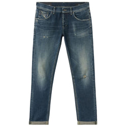 Blue Cotton Jeans & Pant