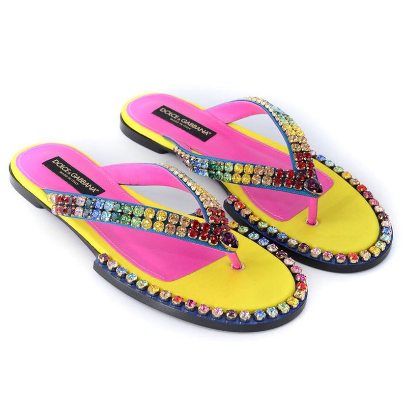 Multicolor Viscose Sandal