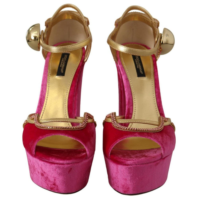 Fuchsia Viscose Sandal