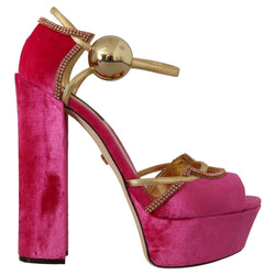 Fuchsia Viscose Sandal