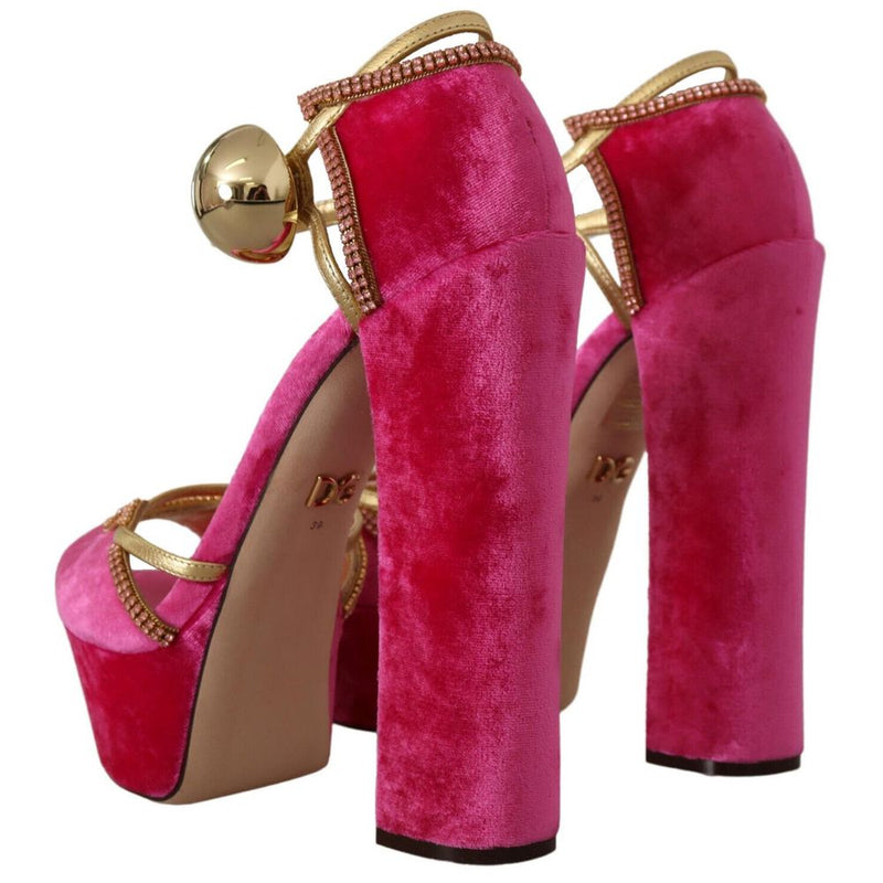 Fuchsia Viscose Sandal