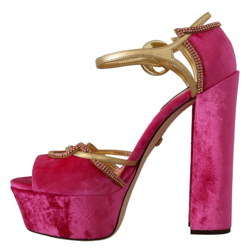 Fuchsia Viscose Sandal