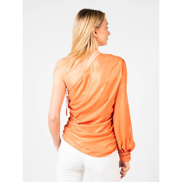 Orange Polyester Tops & T-Shirt