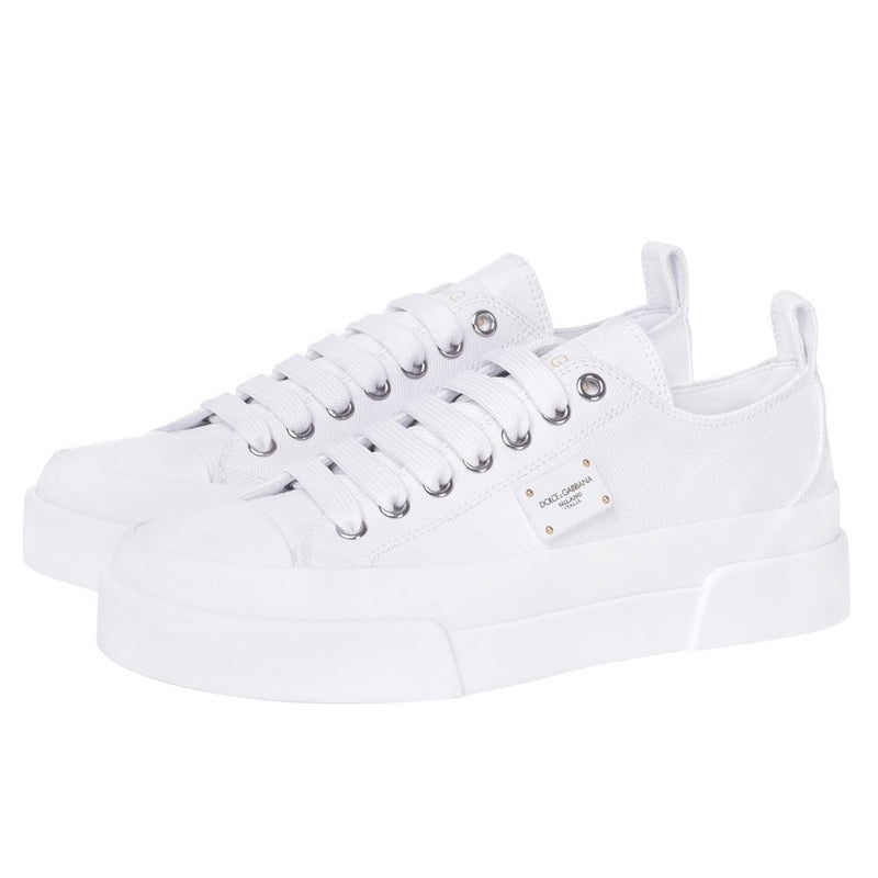 White Cotton Sneaker