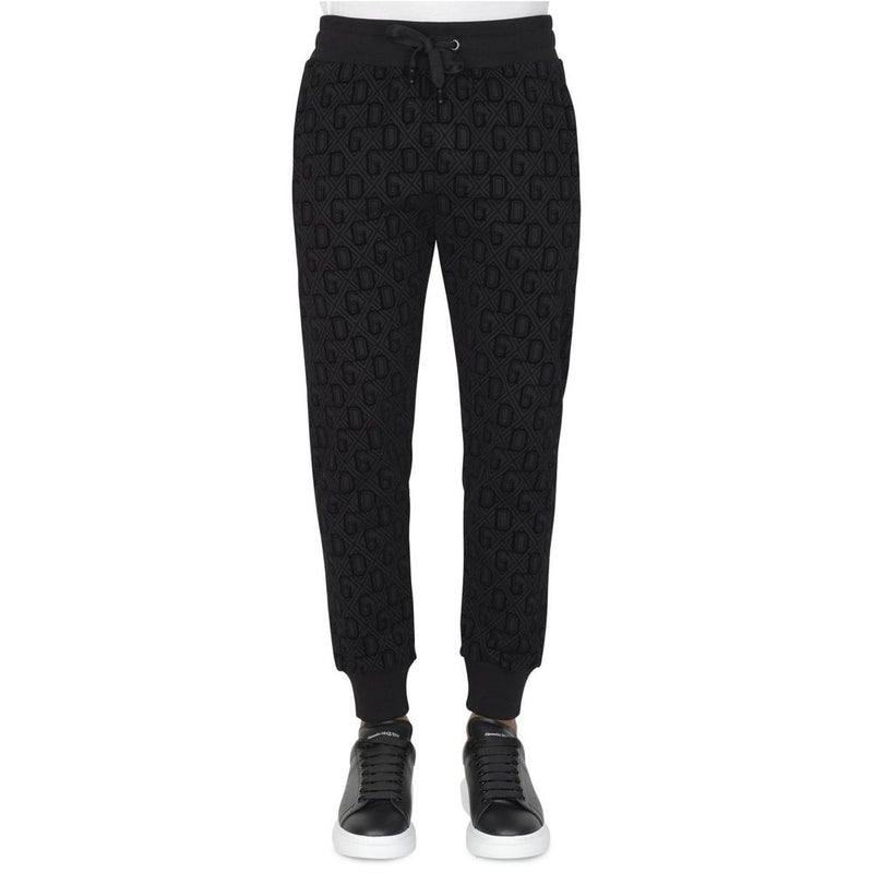 Black Cotton Jeans & Pant