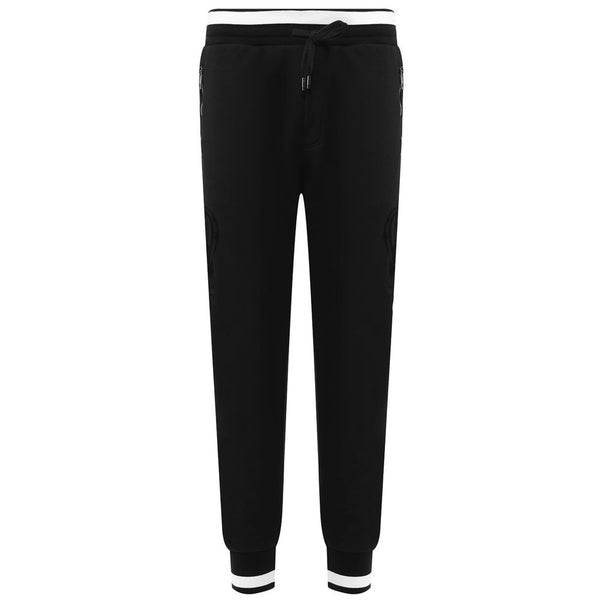 Black Cotton Jeans & Pant