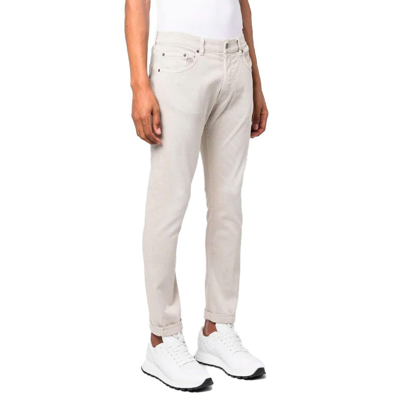 White Cotton Jeans & Pant