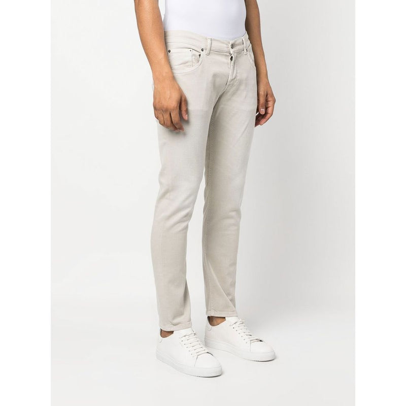 White Cotton Jeans & Pant