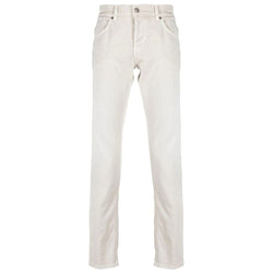 White Cotton Jeans & Pant