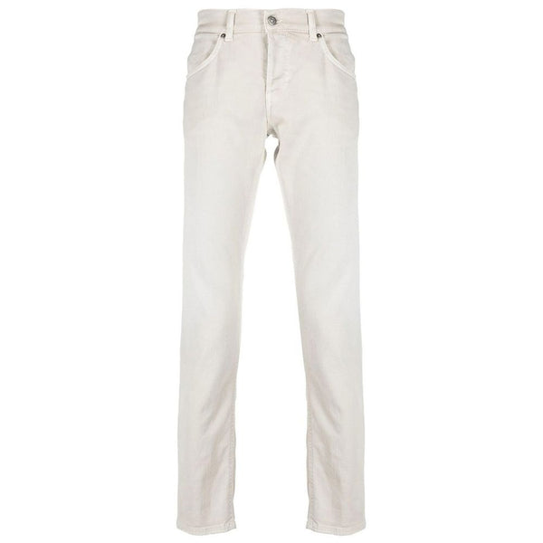 White Cotton Jeans & Pant