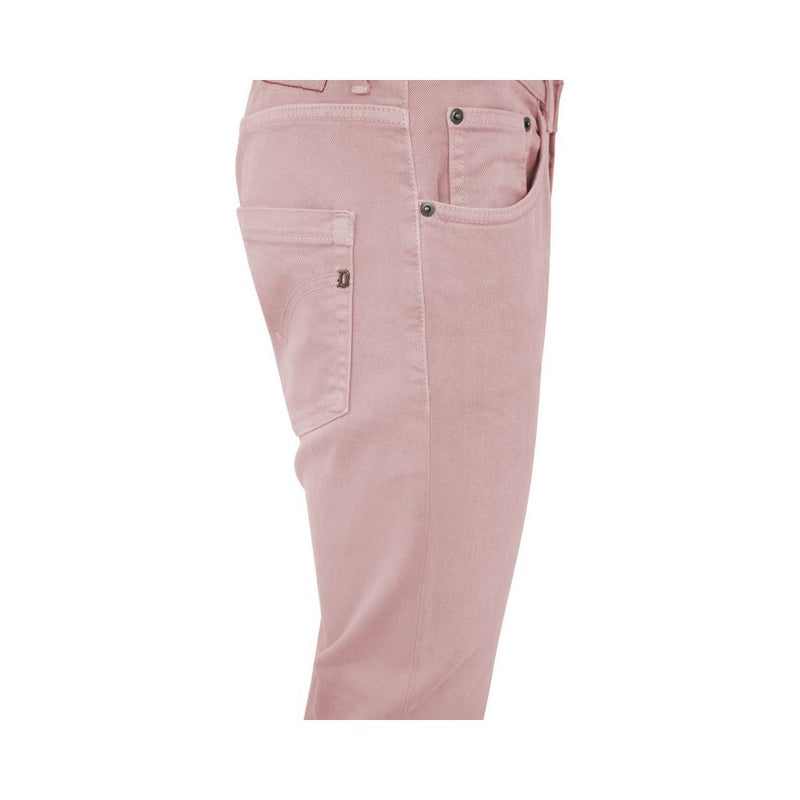 Pink Cotton Jeans & Pant