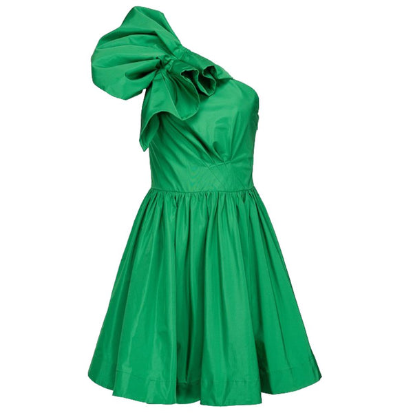 Green Polyester Dress