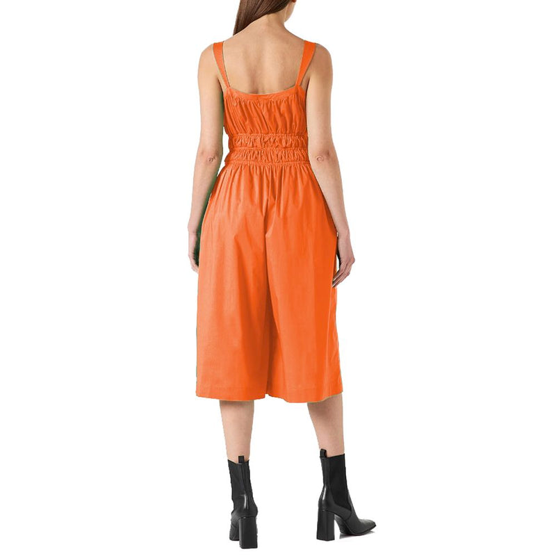 Orange Cotton Dress