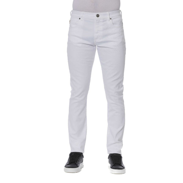 White Cotton Jeans & Pant