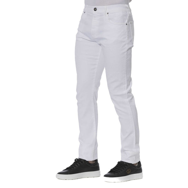 White Cotton Jeans & Pant