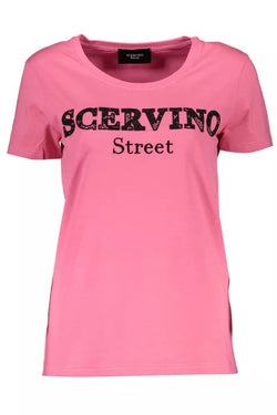 Pink Cotton Tops & T-Shirt