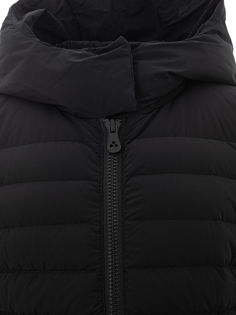 Long Quilted Black Jacket