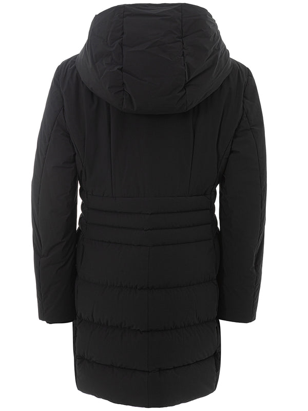 Long Quilted Black Jacket