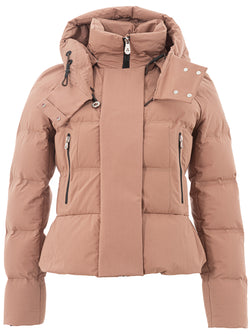 Light Pink Puffy Quilted Jacket