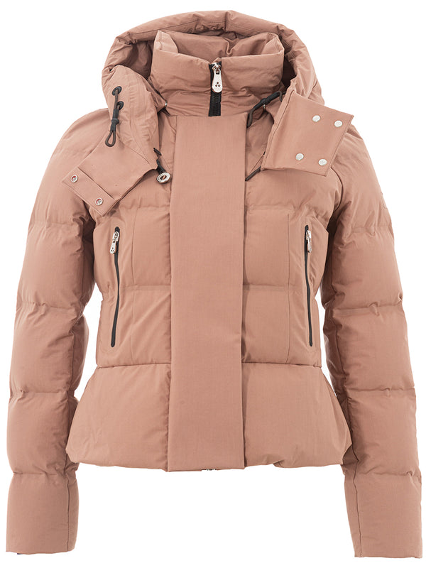 Light Pink Puffy Quilted Jacket