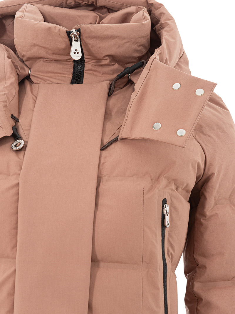 Light Pink Puffy Quilted Jacket