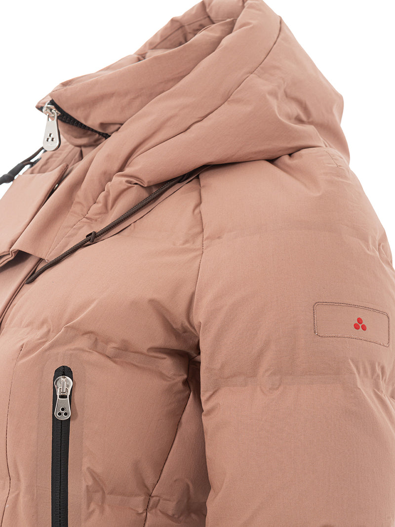 Light Pink Puffy Quilted Jacket