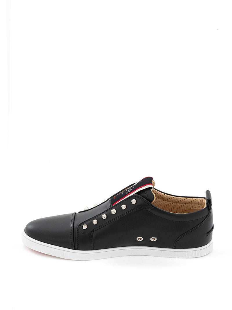 F.A.V Fique a Vontade Sneaker in Black Leather