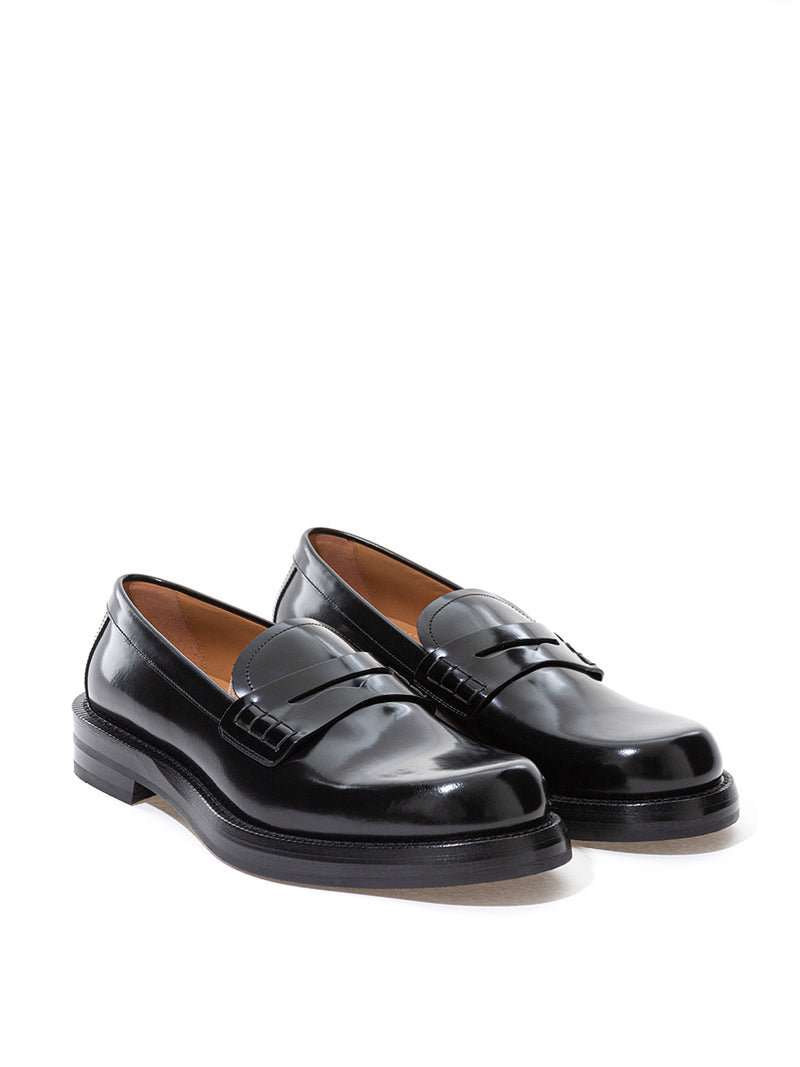 Carlo Black Leather Classic Loafer