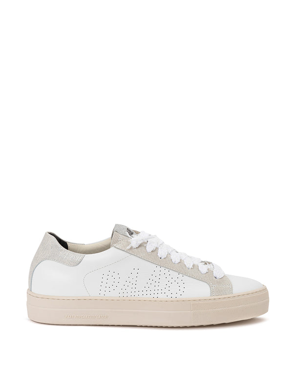Thea sneaker in white leather