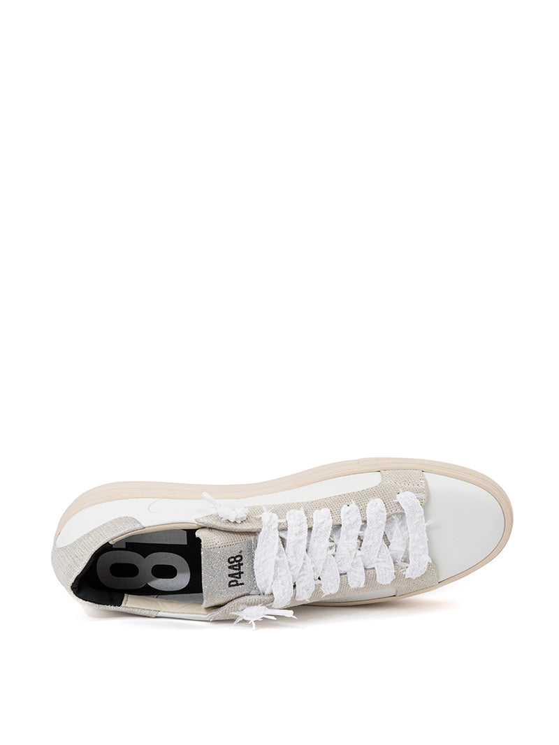 Thea sneaker in white leather