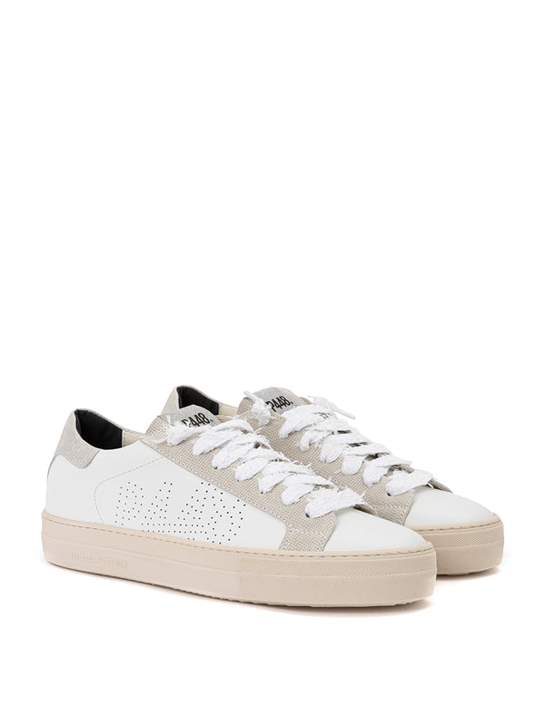 Thea sneaker in white leather