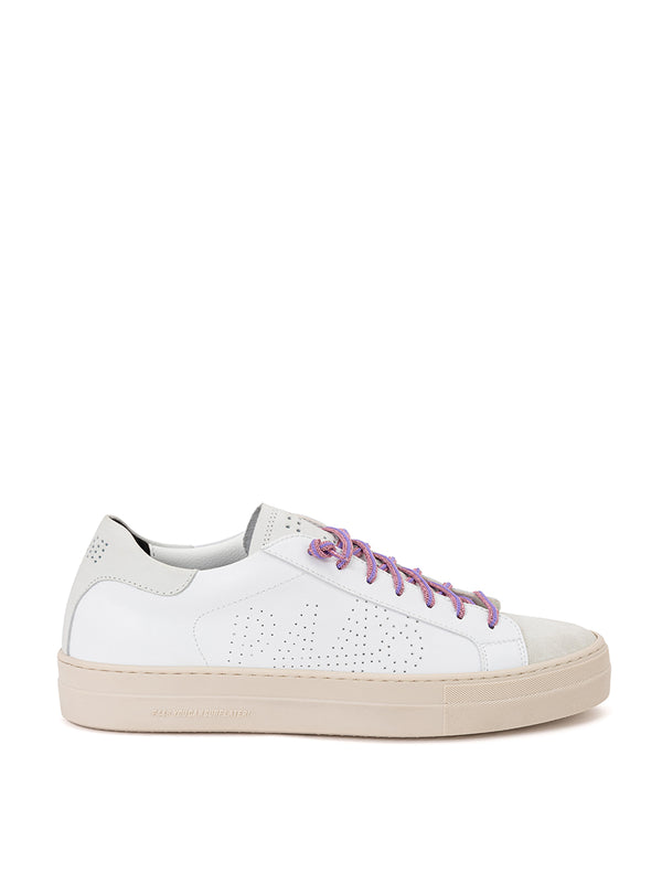 Thea sneaker in white leather