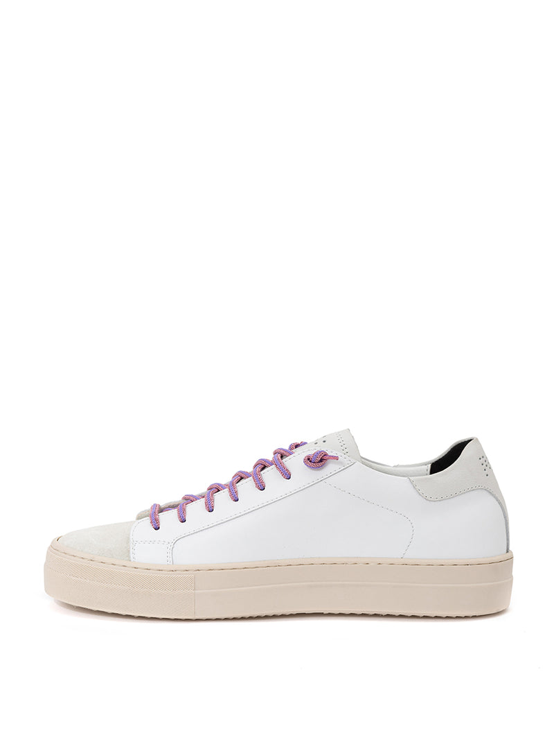 Thea sneaker in white leather