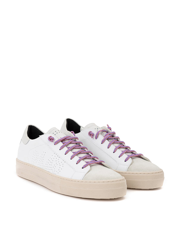 Thea sneaker in white leather