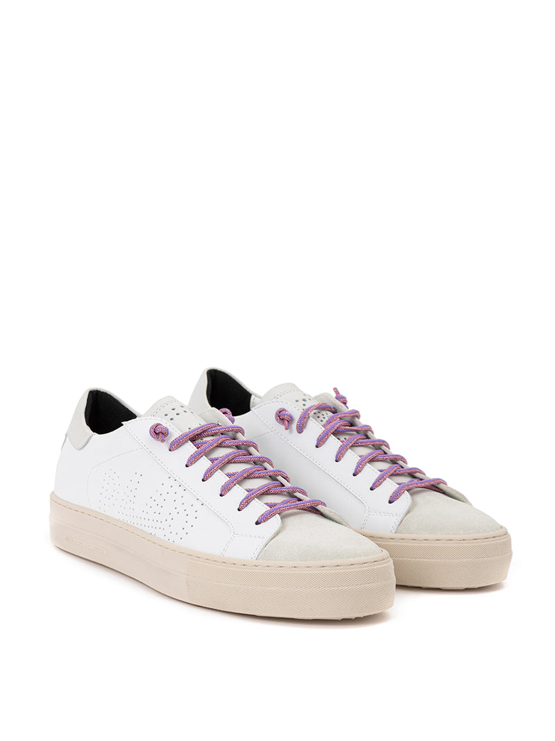 Thea sneaker in white leather