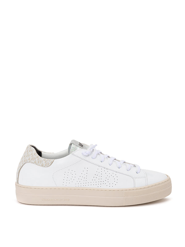 Thea Piton sneakers in white leather
