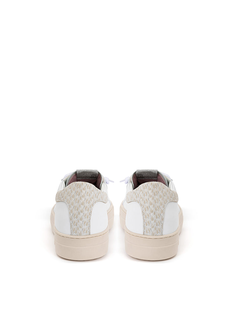 Thea Piton sneakers in white leather