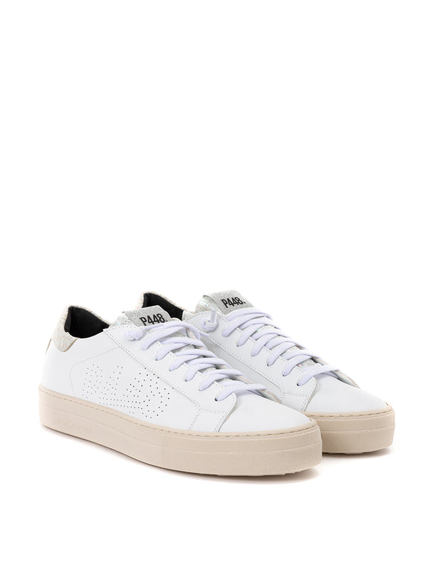 Thea Piton sneakers in white leather