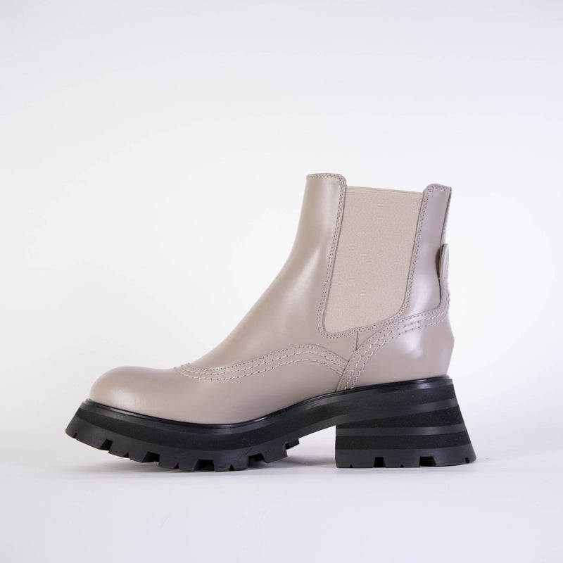 Alexander McQueen Grey Chelsea Boots